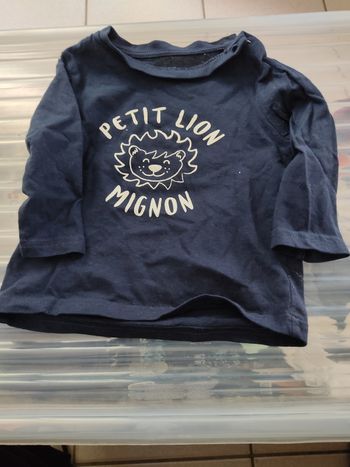 T-shirt manches longues 6 mois
