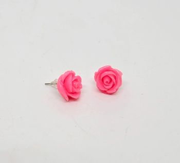 Paire de boucles d'oreilles.
Neuve.
Rose rose grosse