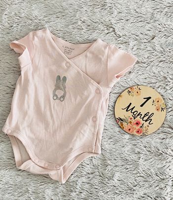 Body Croisé Obaïbi Manches Courtes 1 Mois