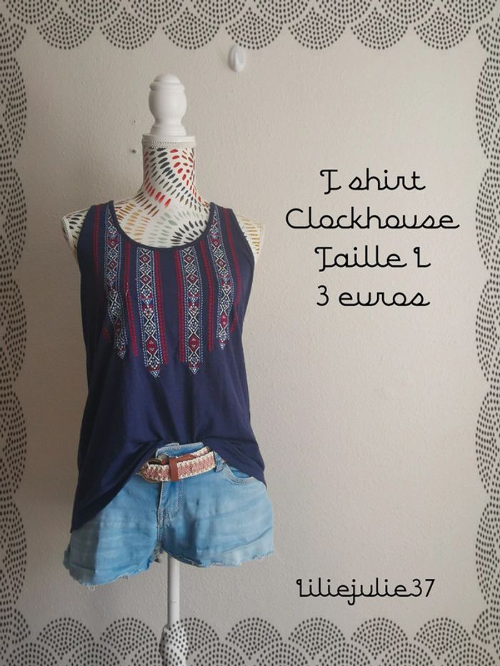 T shirt Clockhouse taille L