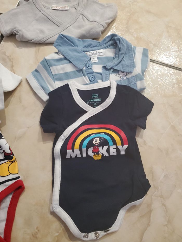 Lot de 6 bodies 1 mois - photo numéro 4