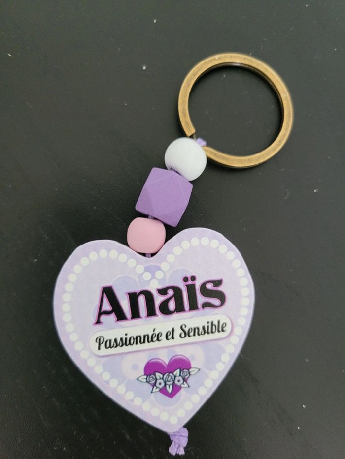 Porte clé anais neuf prénom - photo numéro 3