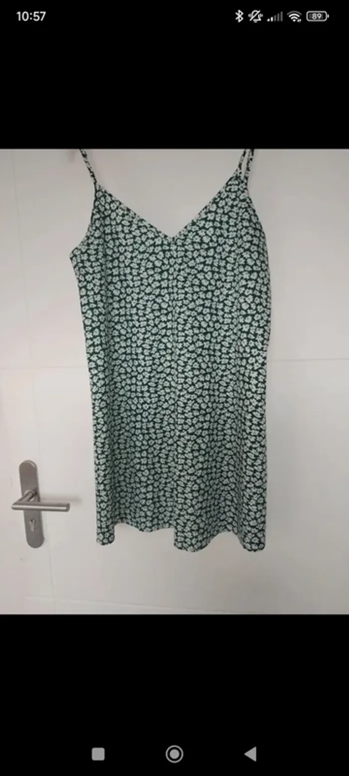Robe fine bretelles