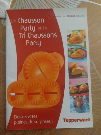 Chausson party et tri chausson party Tupperware 