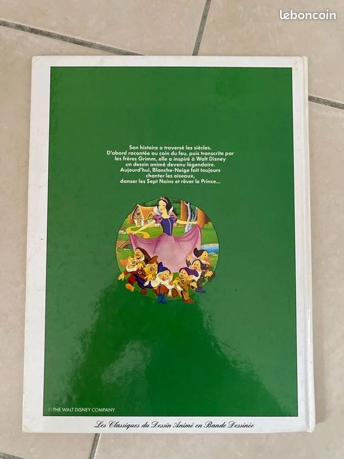 Bande dessinée Blanche neige et les sept nains 1993 Esso - photo numéro 3