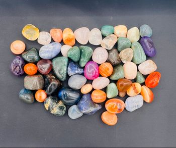 Lot 400 g pierres polies du Brésil minéraux pierres naturelles