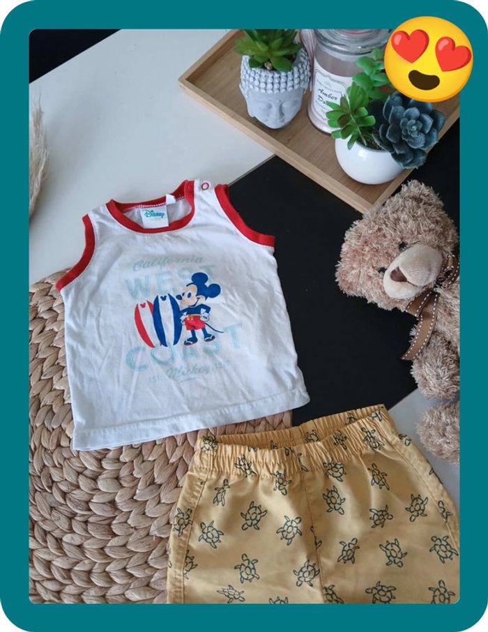 Ensemble d'été Disney garçon Taille 6 mois🌿🐯 - photo numéro 3