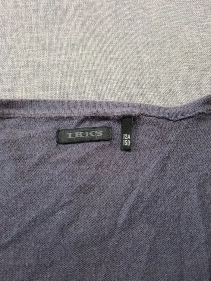 C56 gilet marine IKKS 12 ans - photo numéro 3