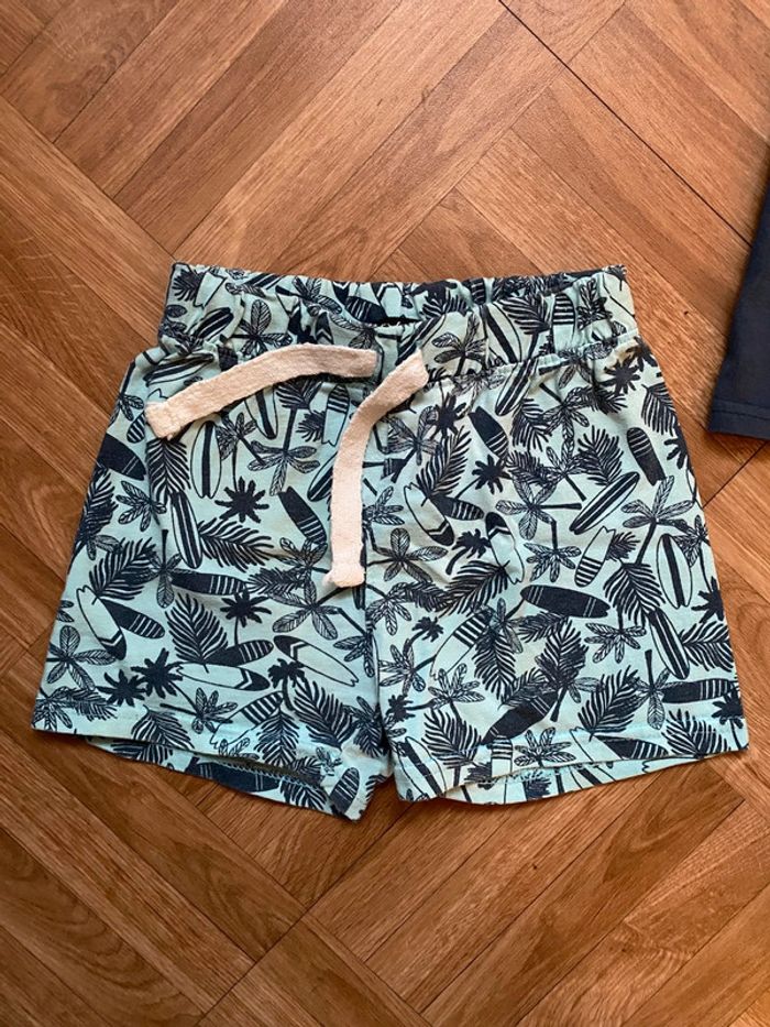Lot de 2 short bleu taille 12 mois In Extenso - photo numéro 2