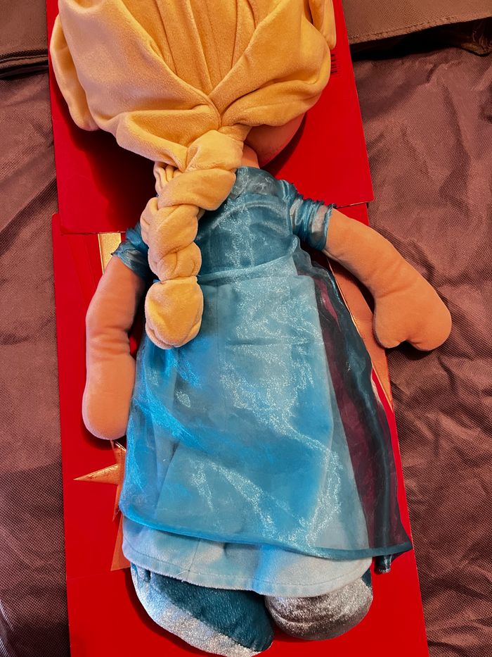 Grande Poupée peluche la reine des neiges : - photo numéro 2