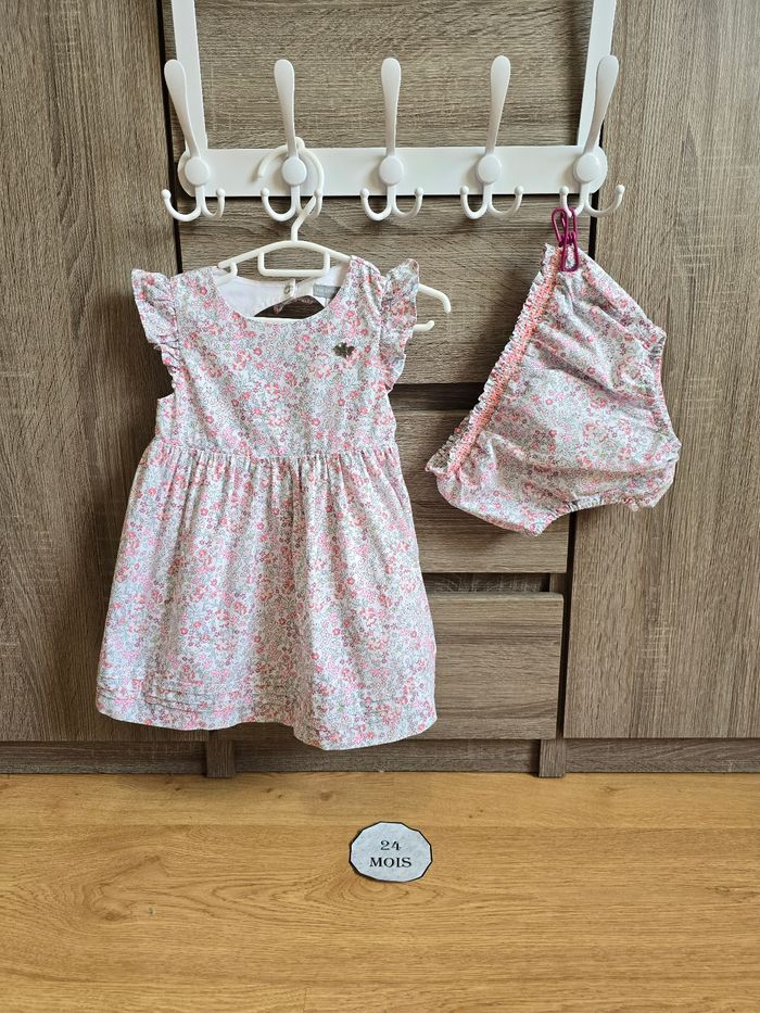 Vêtement Bébé Fille - Ensemble Robe + Barboteuse - Sergent Major - 24 mois 86 cm - photo numéro 6