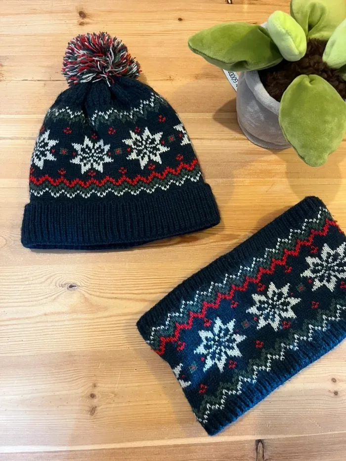 Ensemble bonnet et écharpe verbaudet 3 ans - photo numéro 2