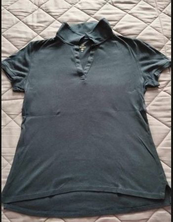 Polo femme bleu marine