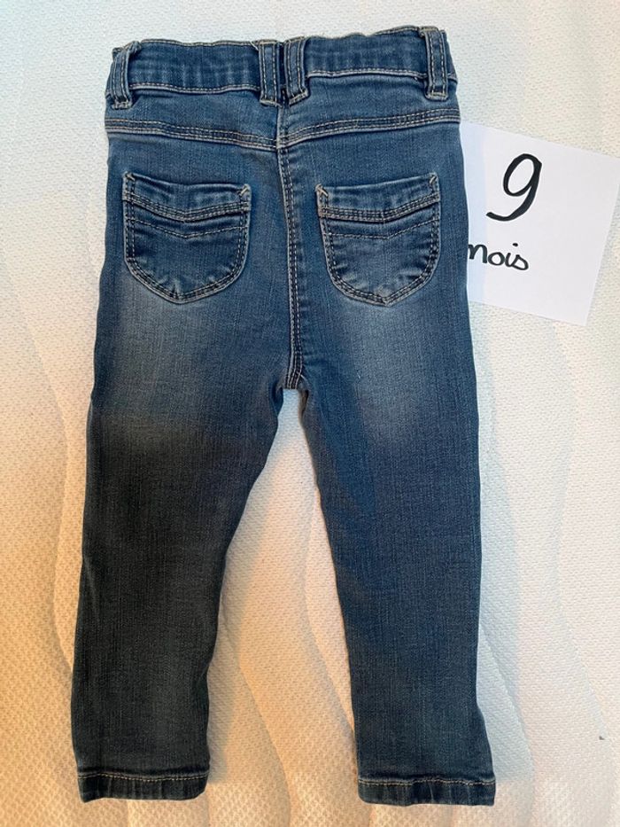 Jean Tape à l’œil 9 mois très bon état - photo numéro 4