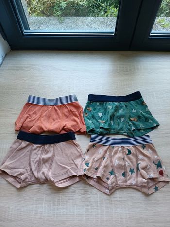 Lot de 4 boxer petit bateau taille 24 mois