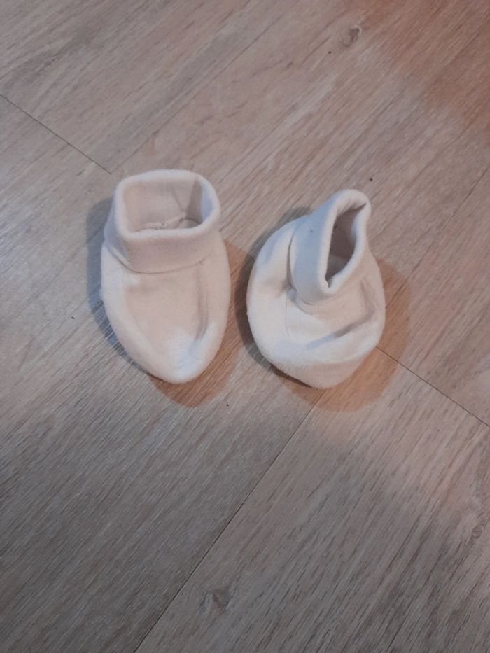 Chaussons velours 3 mois
