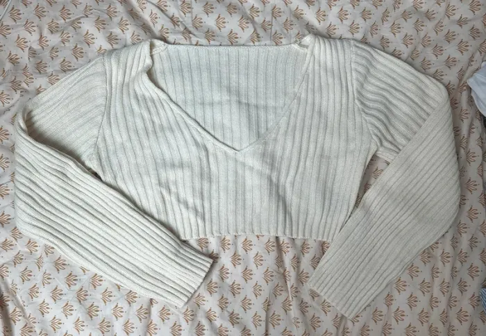 Lot 3 crop tops effet tricot XS - Neuf - Shein tendance