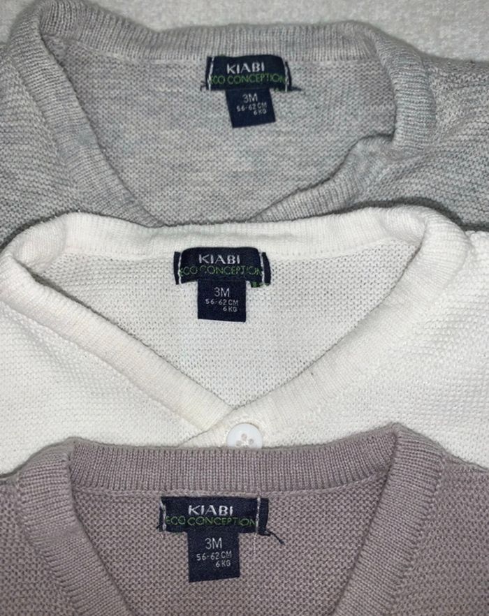 Lot de 3 gilets - photo numéro 2