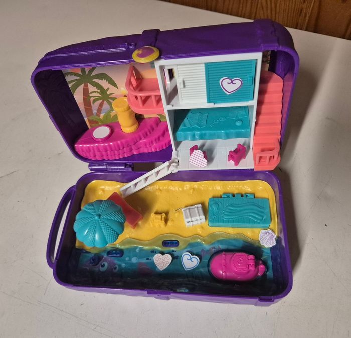 Polly pocket plage sac à dos violet - photo numéro 2