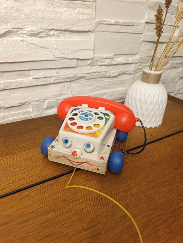 Téléphone Animé Fisher-Price Vintage – Modèle 601 (Années 70/80)