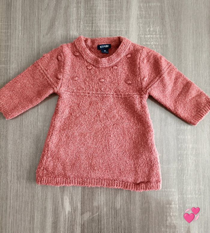 Robe pull manches longues Kiabi 1 mois