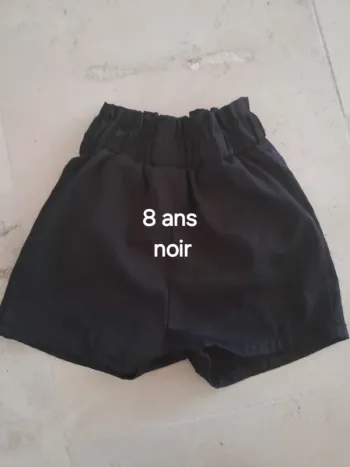 Short noir fille 8a