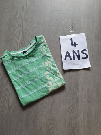 Maillot t-shirt 4ans garçon