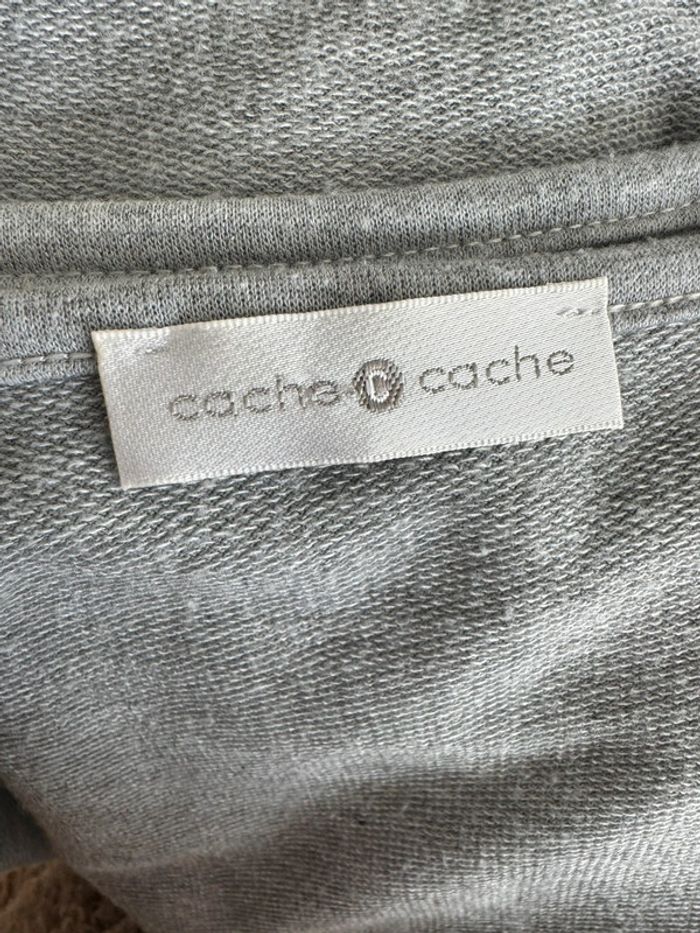 pull gris personnalisé ~ cache cache ~ taille 2 - photo numéro 4