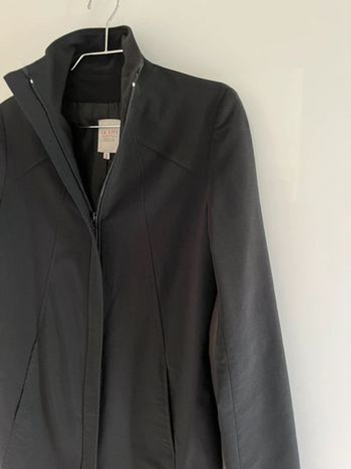 Veste noire longue La City Taille 1 -  36 - photo numéro 3