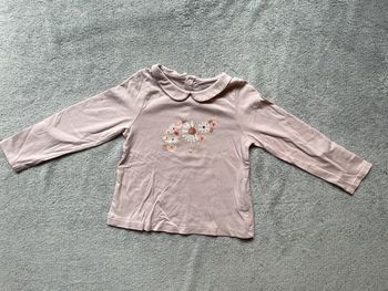 Tee shirt manches longues, fille, 3 ans