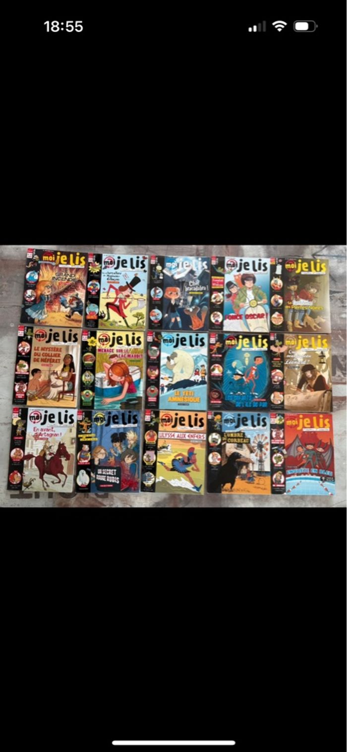 Lot livre « moi je lis »