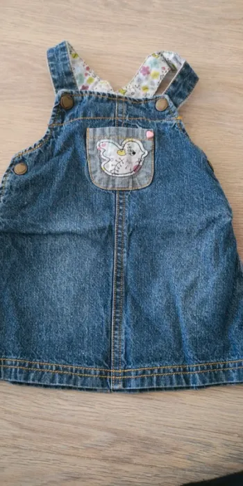 Robe courte en jeans 6 mois