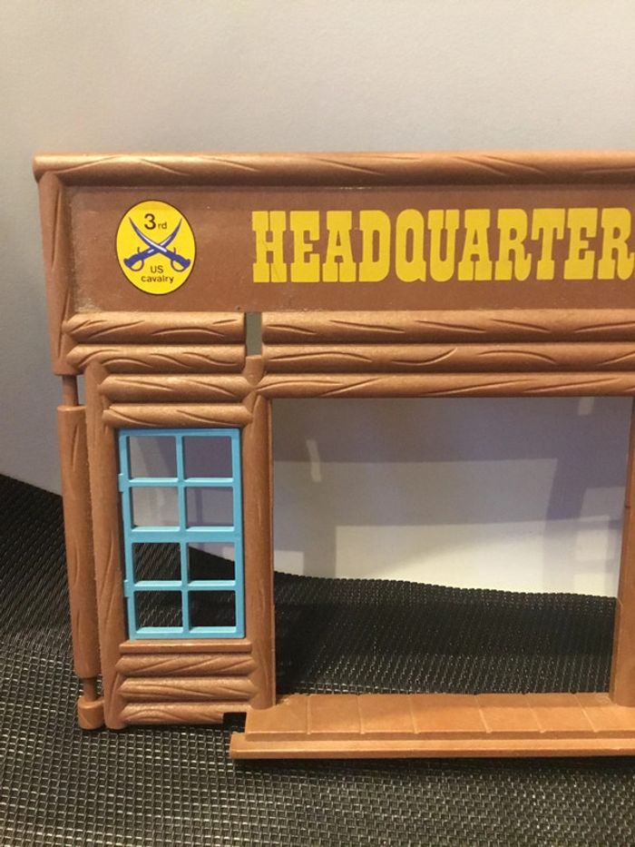 Playmobil façade quartier général fort Bravo pièces détachées western - photo numéro 6