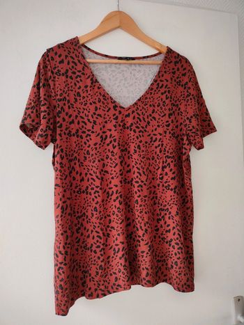 T-shirt marron et noir M&S mode L