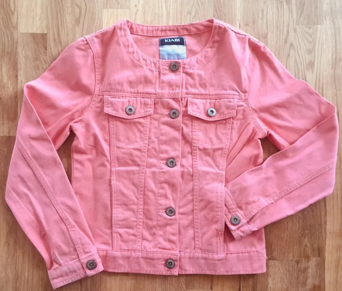 Veste rose saumon