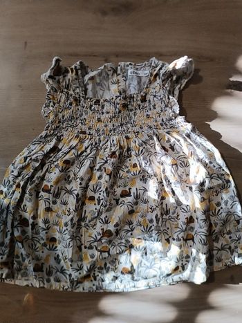 Robe fluide motif savane