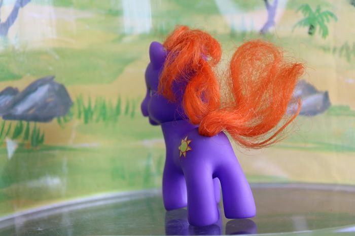 Poney vintage violet - photo numéro 4