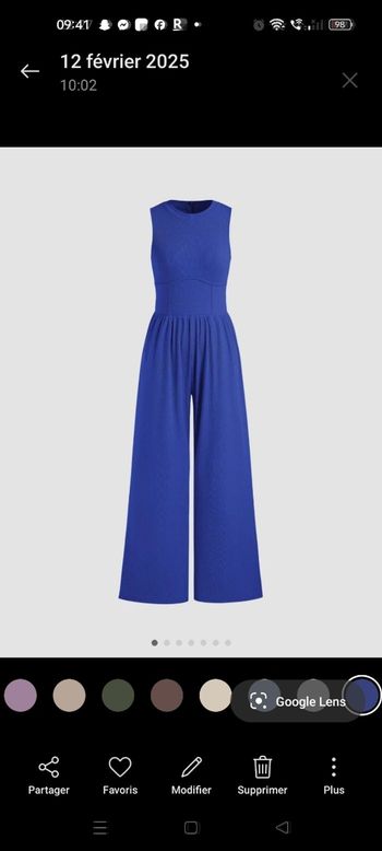 Combinaison cider neuve 