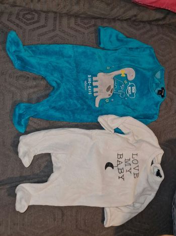 2 pyjama 1mois kiabi