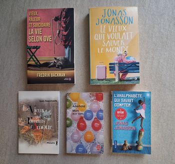 Lot 5 romans dont 2 de Jonas Jonasson
