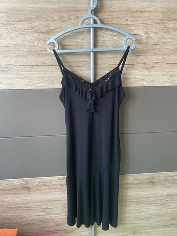 Robe noire fluide