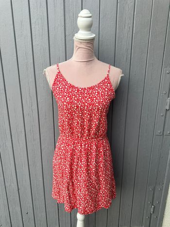 Robe d’été fines bretelles fleurie