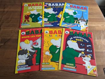 Lot de 6 revues Le vrai journal de Babar de Bayard de 2009 à 2010