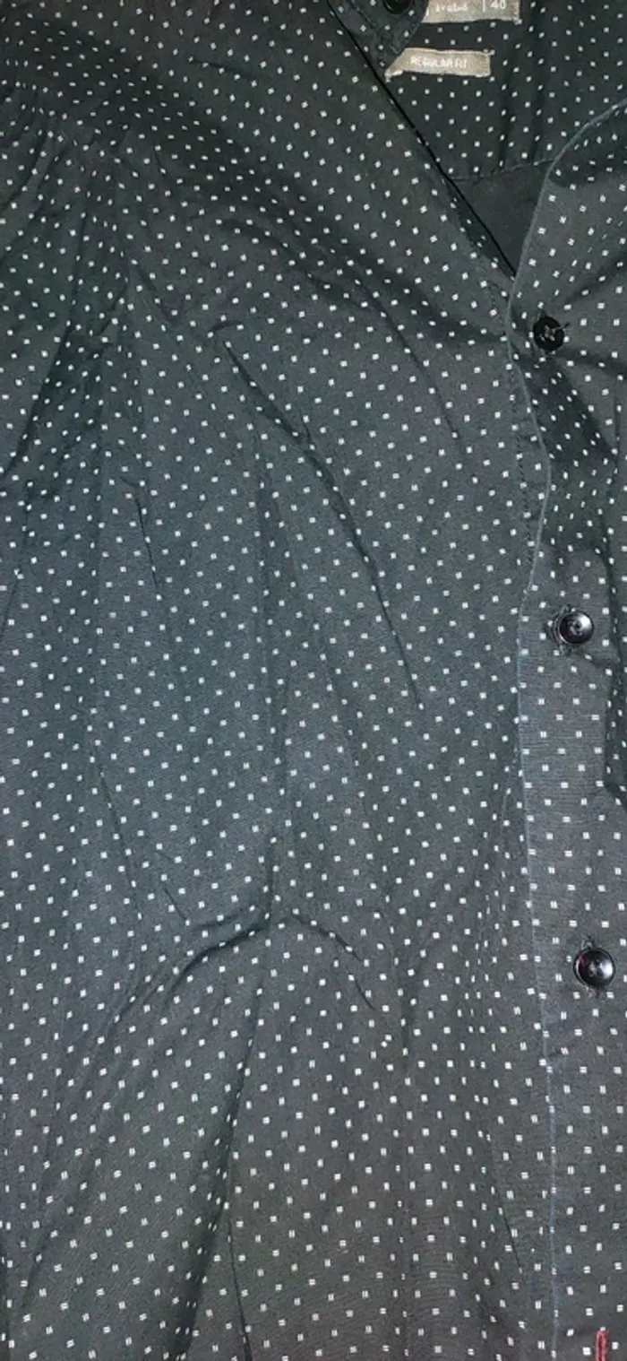 Chemise noire Gémo, parfait état ! - photo numéro 2