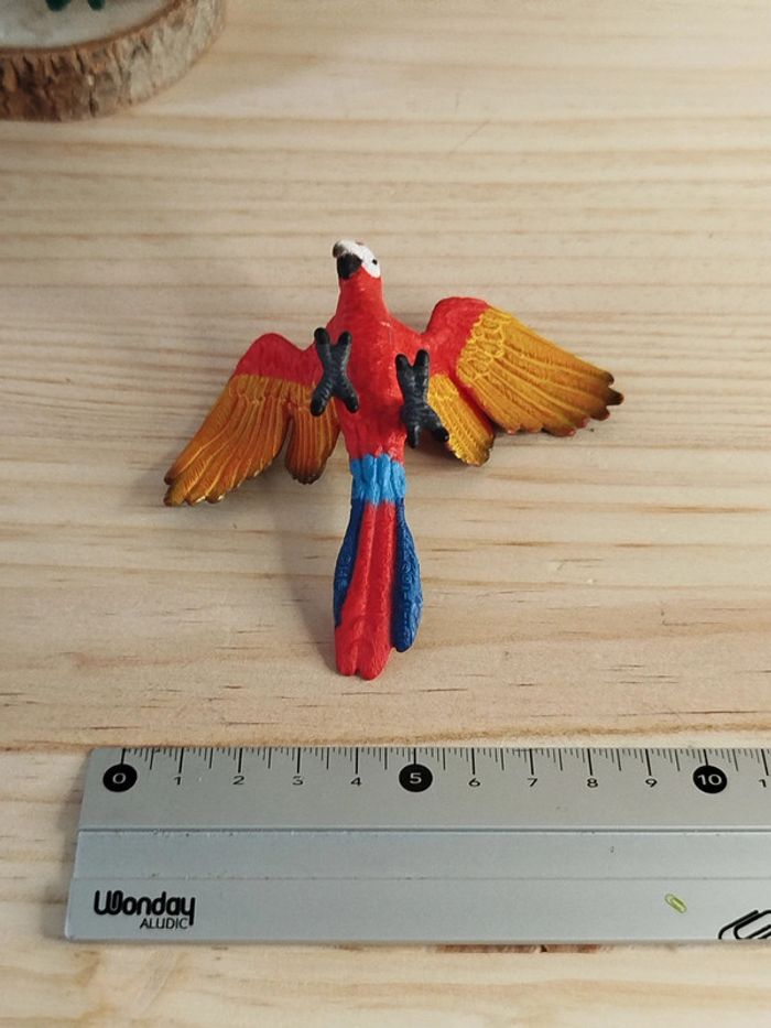 Schleich oiseau perroquet rouge Figurine animal de l'équateur - photo numéro 4