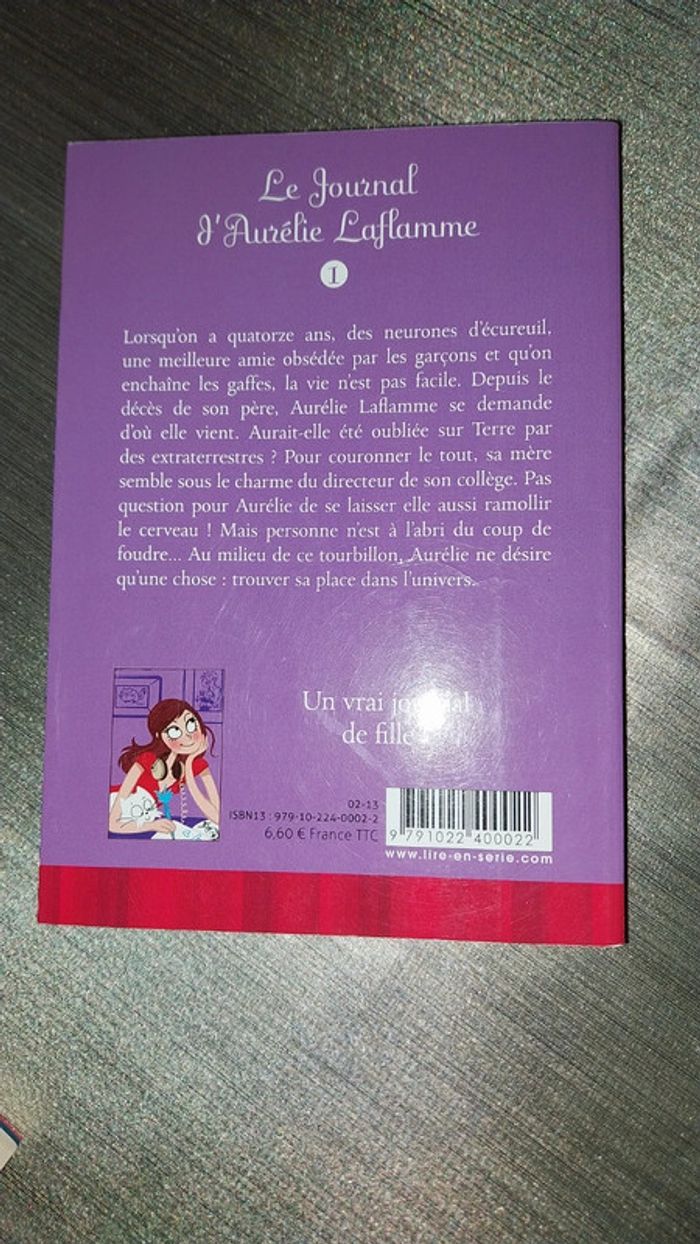 Lot de 2 livres 📚 Le journal dAurelie Laflamme très bon etat - photo numéro 3