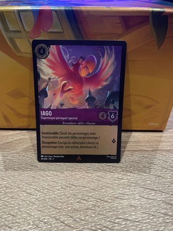 Carte Lorcana Iago 49/204 ch7 FOIL