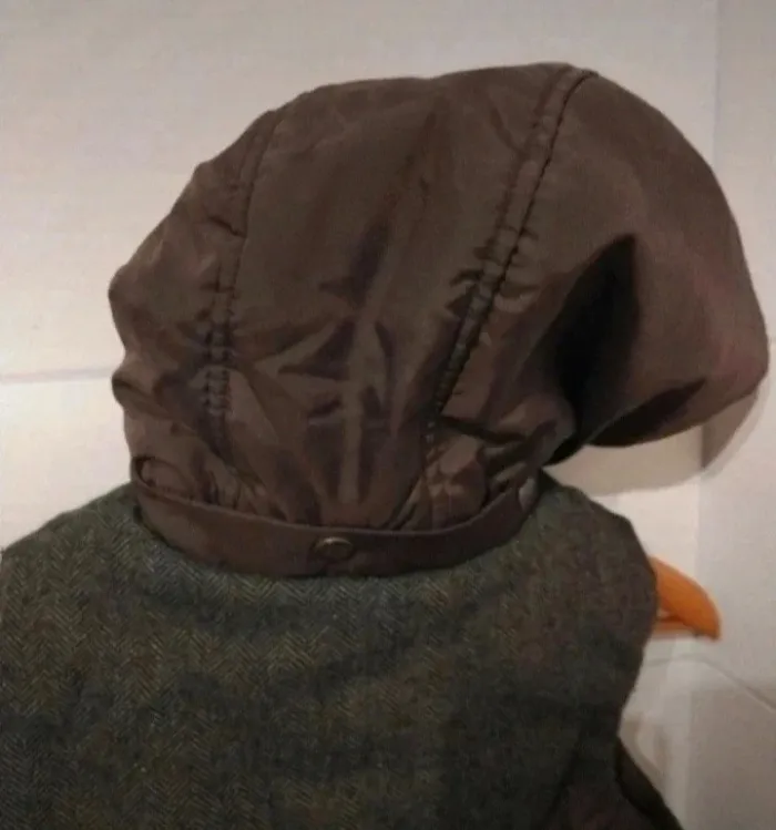 🎉 Veste sans manche avec capuche mi saison 10 ans marron grise sergent major 🎉 - photo numéro 5