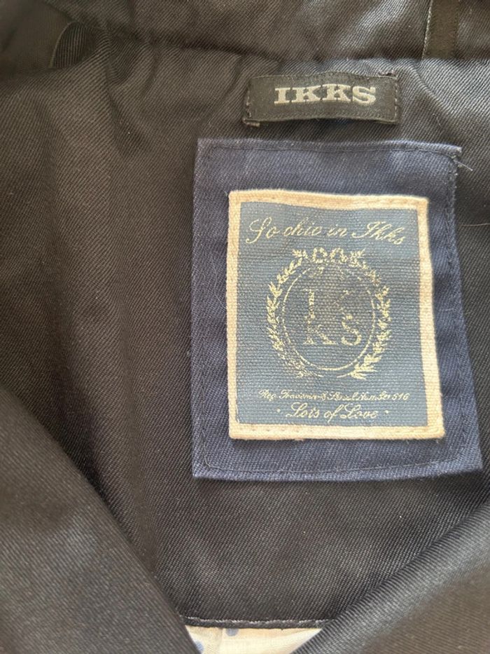 Veste trench court à capuche IKKS 10 ans veste caban double - photo numéro 3
