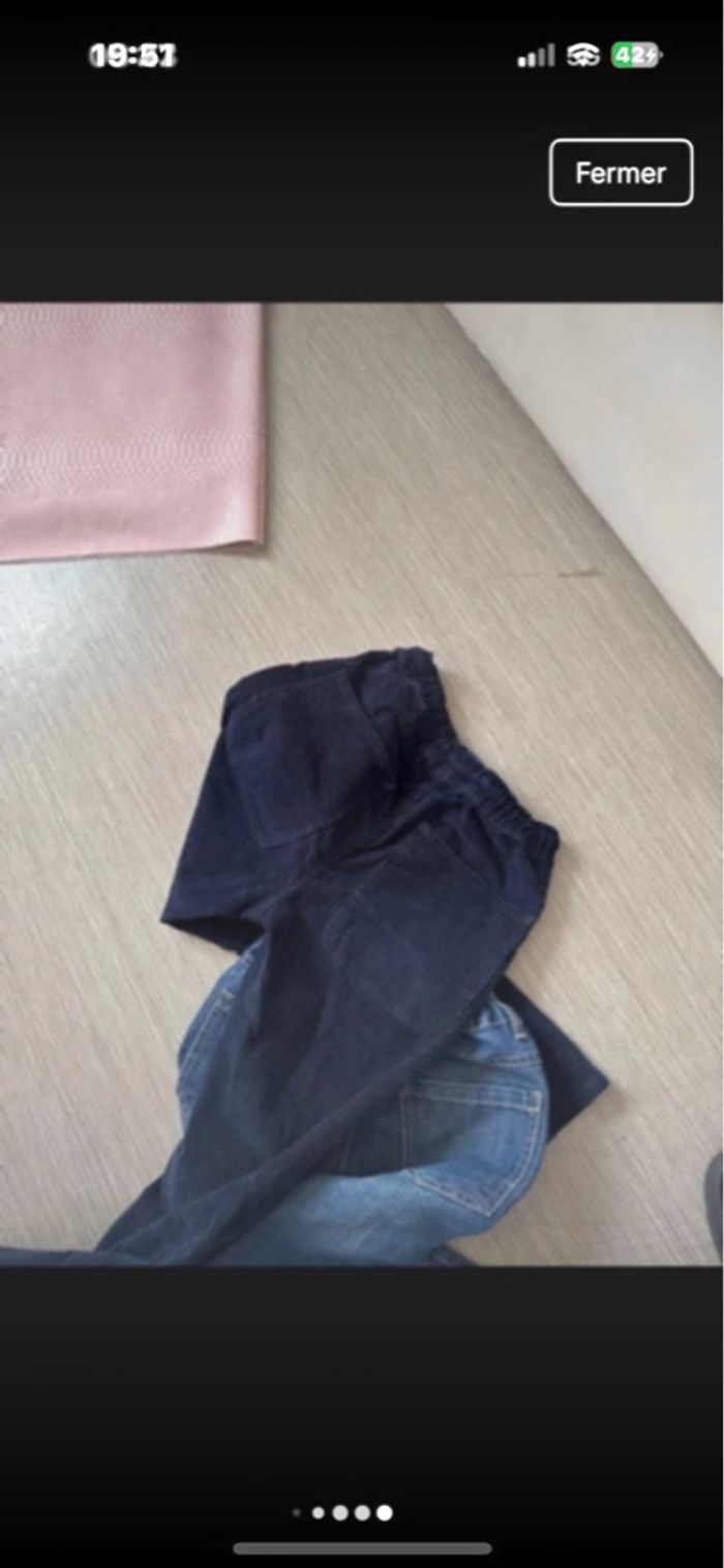 Lot deux pantalon 9 ans très bon état - photo numéro 4